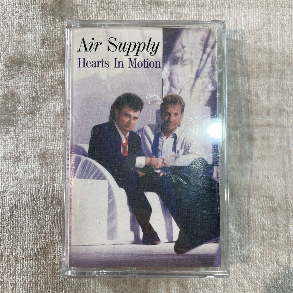 Vintage Air Supply Hearts In Motion Cassette Tape 1986